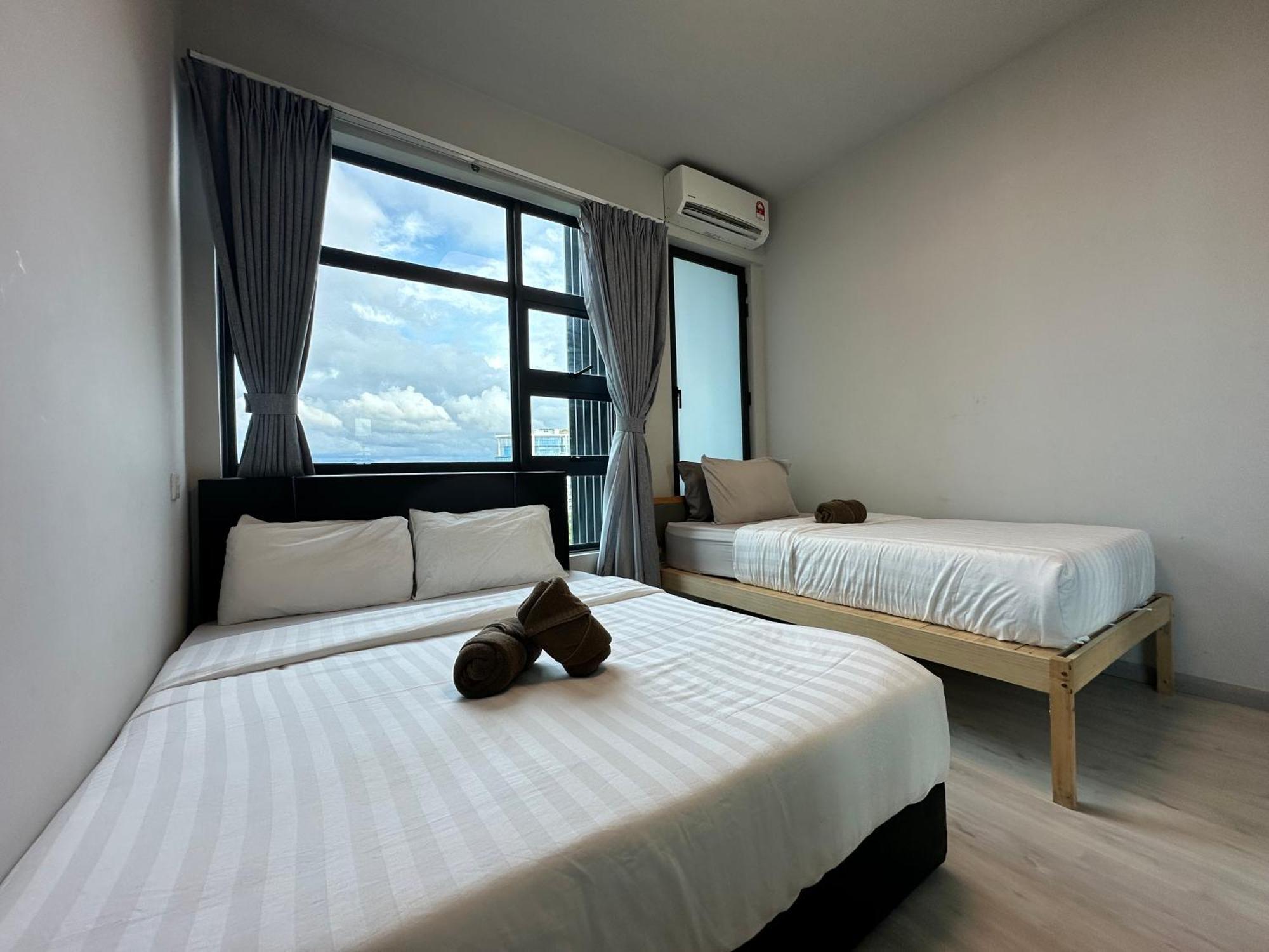 L Homestay Jesseltonquay Jq Kk City亚庇市区中心民宿2房1厕 โกตาคินาบาลู ภายนอก รูปภาพ